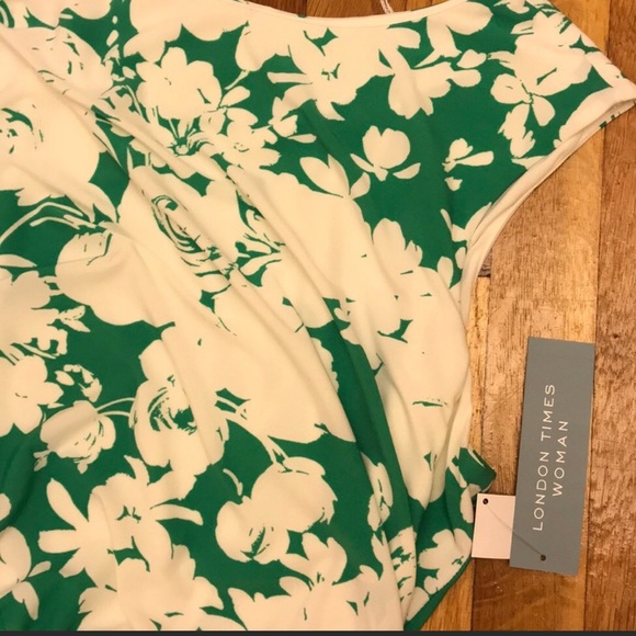 🍏london times Jersy plus green/white Final price - Picture 5 of 9